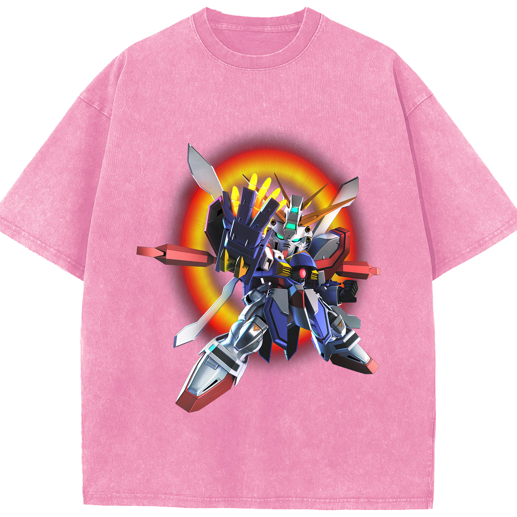 （画像用） 機動戦士ガンダム Mobile Suit Gundam 綿100% ヴィンテージ風 半袖Tシャツ（フロントプリント）